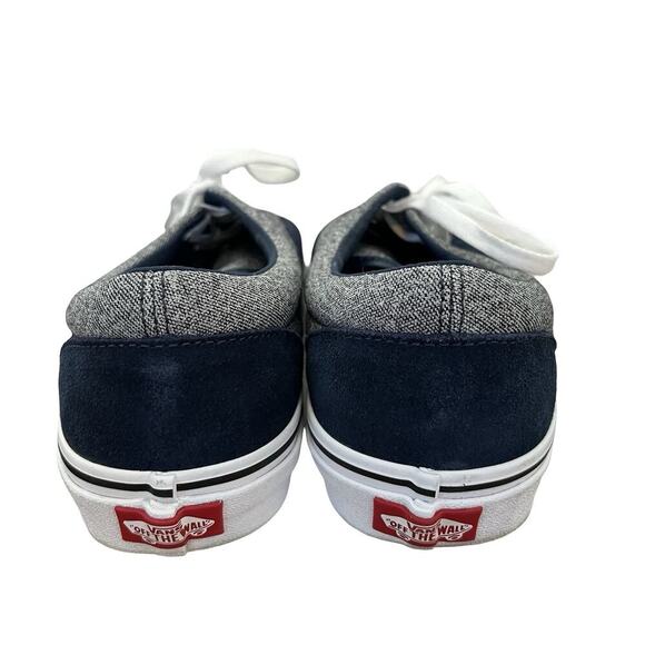 Vans Atwood Canvas Low Top Lace Up Sneakers Mens 8.5 Womens 10 Navy Skater - Picture 5 of 8